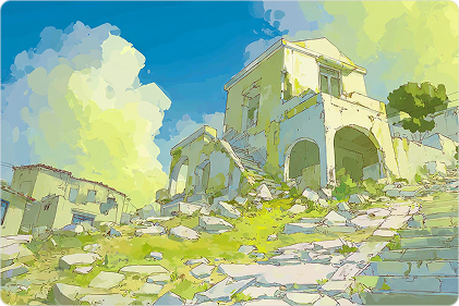 Burgundy battlefield background art